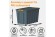 Контейнер особопрочный Rox Box PRO 70 (589х396х355 мм с крышкой и клипсами, на роликах, антрацит) купить в Нижнем Новгороде
