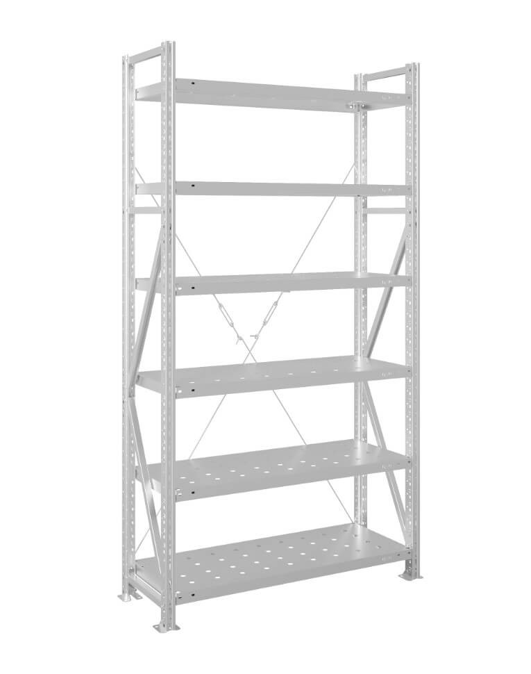 Стеллаж MS U 2000x1500x600 6 полок (300 кг, перф) купить в Нижнем Новгороде