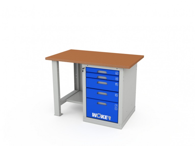Верстак однотумбовый WOKER PRO 1005.1200 купить в Нижнем Новгороде