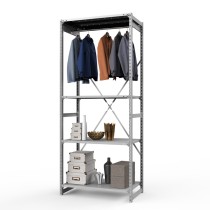 Стеллаж металлический ТСУ Универсал, 2500х1060х600 мм.Штанги: 1шт. Полки: металл усил. перф. 4 шт. Стеллаж металлический ТСУ Универсал, 2500х1060х600 мм.Штанги: 1шт. Полки: металл усил. перф. 4 шт.