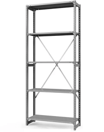 Стеллаж ТСУ 1800x1200x600 5 полок (300 кг, металл) Стеллаж ТСУ 1800x1200x600 5 полок (300 кг, металл)