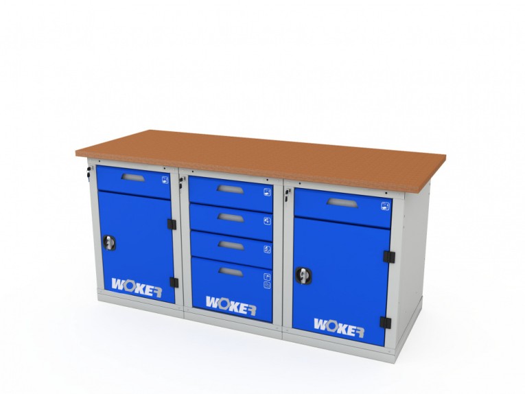Верстак трехтумбовый WOKER PRO 3242.1800 купить в Нижнем Новгороде